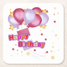 Happy Birthday Onderzetters