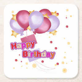 Happy Birthday Onderzetters