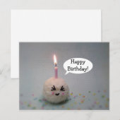 Happy Birthday Onigiri - Verjaardag Briefkaart (Voorkant / Achterkant)