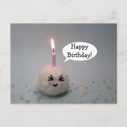 Happy Birthday Onigiri - Verjaardag Briefkaart (Voorkant)