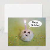 Happy Birthday Onigiri - Verjaardag Briefkaart (Voorkant / Achterkant)
