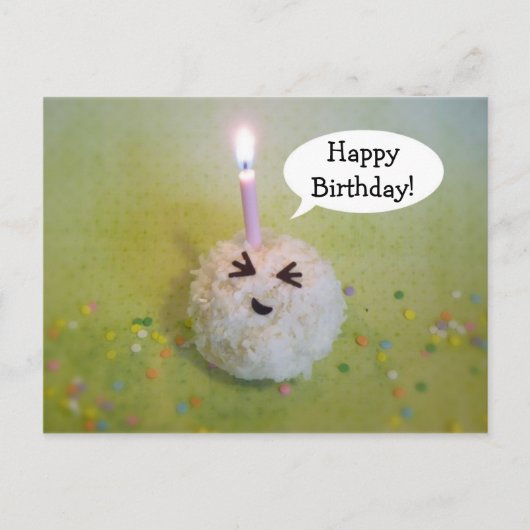 Happy Birthday Onigiri - Verjaardag Briefkaart (Voorkant)