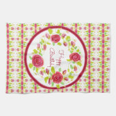 Happy Birthday Ontworpen Theedoek (Horizontaal)