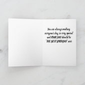 HAPPY *BIRTHDAY* OP MIJN *FAVORIETE CHEF* FEESTDAGEN KAART (Binnen)