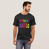 Happy Birthday opa Mexican Spain Abuelo Birt T-shirt (Voorkant volledig)