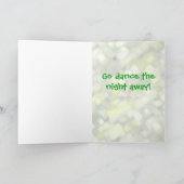 Happy Birthday Opanke Folk Dance Schoenen voor Dan Kaart (Binnen)