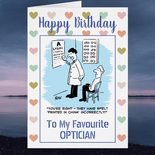 Happy Birthday Optician