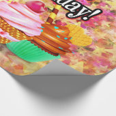 Happy Birthday Options 1 Wrapping Paper Cadeaupapier (Hoek)