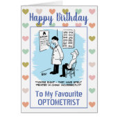 Happy Birthday Optometrist (Voorkant)