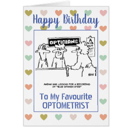 Happy Birthday Optometrist