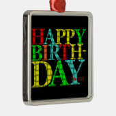 Happy Birthday Ornament (Rechts)