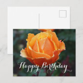 Happy Birthday over Roos #1 Briefkaart (Voorkant / Achterkant)