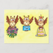 Happy Birthday Owls van Nicole Janes Feestdagenkaart (Voorkant)