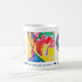 Happy Birthday Pa 3 Foto Custom Kind's Art Koffiemok (Center)