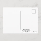 Happy Birthday paarse krokussen bloemen boho schat Briefkaart (Achterkant)