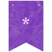 Happy Birthday Paarse Party Banner (Eerste vlag)