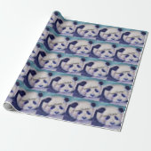 Happy Birthday Panda Cadeaupapier (Uitgerold)