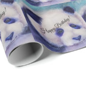 Happy Birthday Panda Cadeaupapier (Rol Hoek)