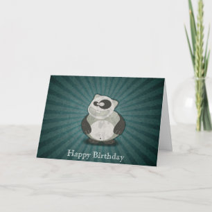 Happy Birthday Panda Kaart