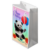 HAPPY BIRTHDAY PANDA KLEIN CADEAUZAKJE (Voorkant Gekanteld)