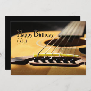 Happy Birthday Pap Aoustic Guitar Aankondiging