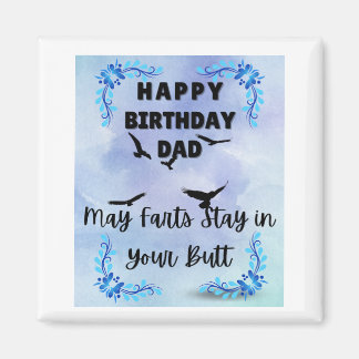 Happy Birthday Pap Farts Magneet