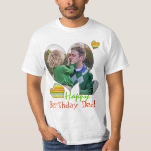 Happy Birthday Pap foto foto-T-shirts T-shirt