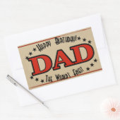 Happy Birthday Pap Label (Envelop)