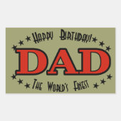 Happy Birthday Pap Label (Voorkant)