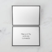 Happy Birthday Pap Persoonlijke foto van Kind Kaart (Binnen)