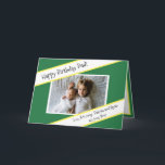 Happy Birthday Pap Persoonlijke foto van Kind Kaart<br><div class="desc">Voeg het afbeelding van je kinderen toe aan deze Happy Birthday Dad-kaart in het aanpassingsgebied.</div>