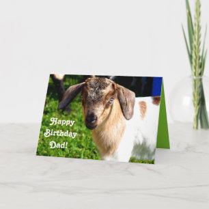 Happy Birthday Pap uit Favoriet Kind (met geit) Kaart