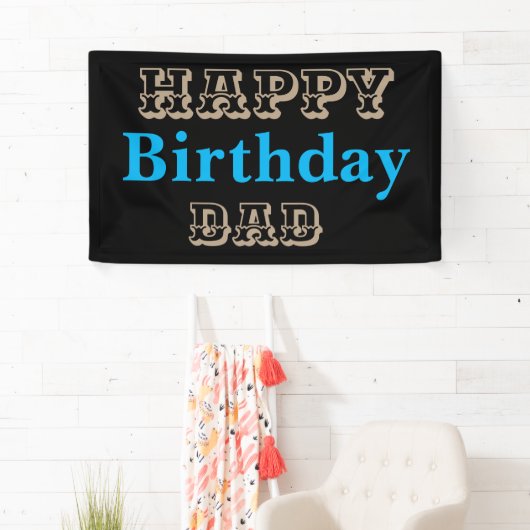 Happy Birthday Pap Western Spandoek (Insitu)