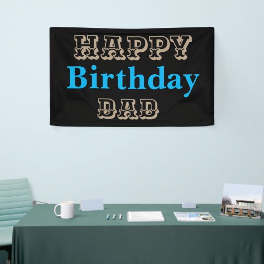 Happy Birthday Pap Western Spandoek (Beurs)