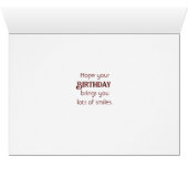 Happy Birthday Papa Animal Dog Schattige Lab (Binenzijde Horizontaal (Onderkant))