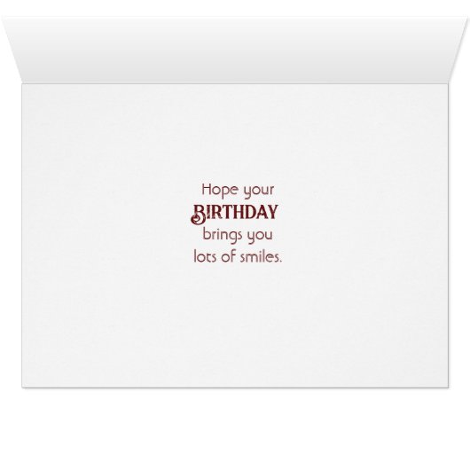 Happy Birthday Papa Animal Dog Schattige Lab (Binenzijde Horizontaal (Onderkant))