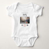 HAPPY BIRTHDAY PAPA BABY BODYSUIT AANGEPASTE TEKST (Voorkant)