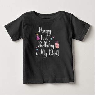Happy Birthday Papa Baby T-shirt