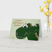 Happy Birthday papa Card Kaart (Gele Bloem)