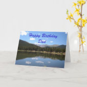 Happy Birthday papa Kaart (Gele Bloem)