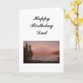 Happy Birthday papa Kaart (Gele Bloem)