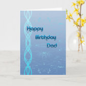 Happy Birthday papa Kaart (Gele Bloem)