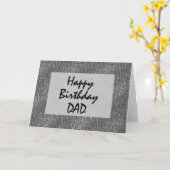 Happy Birthday papa Kaart (Gele Bloem)