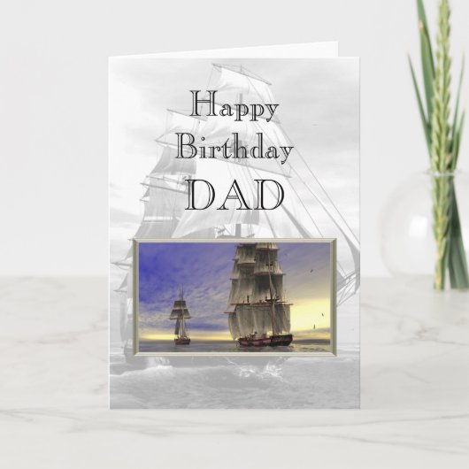 Happy Birthday papa Kaart (Voorkant)