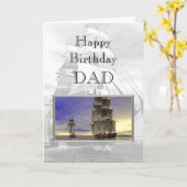 Happy Birthday papa Kaart (Gele Bloem)