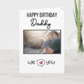 HAPPY BIRTHDAY PAPA KAART AANGEPASTE FOTO EN TEKST (Voorkant)