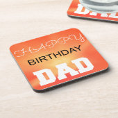 Happy Birthday papa Onderzetter (Linkerzijde)