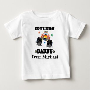 Happy Birthday papa persoonlijke Baby T-Shirt
