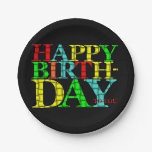 Happy Birthday Paper Bord