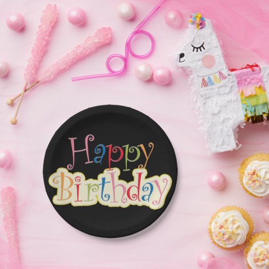 Happy Birthday Paper Bord (Feest)